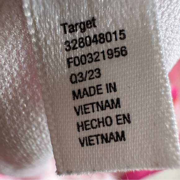 Cat & Jack Pink Floral Kids Swim Rashguard Set Sz18M - Picture 5 of 6